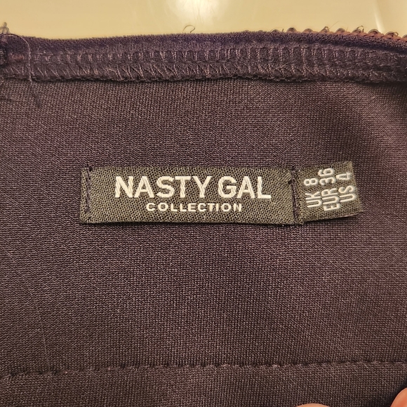 Nasty Gal Tinsel Skirt- size 4 - Picture 4 of 7
